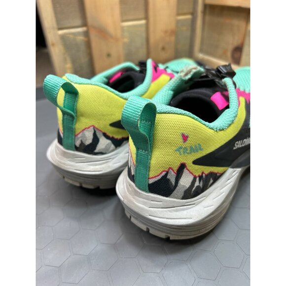 Salomon Sense Ride 5 Trail Running Shoes Size 9.5 Womens Multicolor - Picture 5 of 7